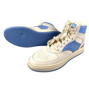 NEW Cole Haan SAMPLE RARE Grand‎ 360 High Top Sneaker Shoe White Blue Size 8.5M